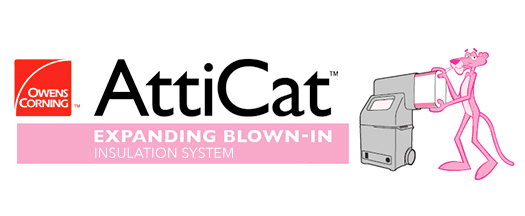 AttiCat® Expanding Blown-In PINK Fiberglas